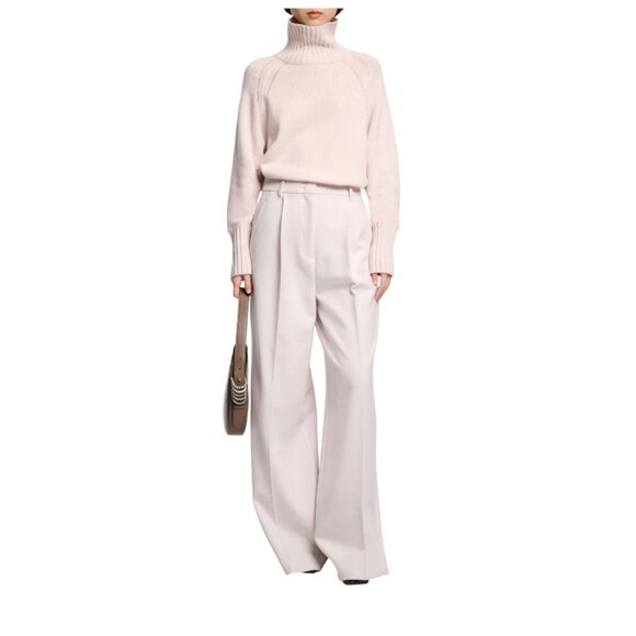 Dorothee Schumacher Refreshing Ambition Pants Womens 4 Large Cream Bone Wide Leg